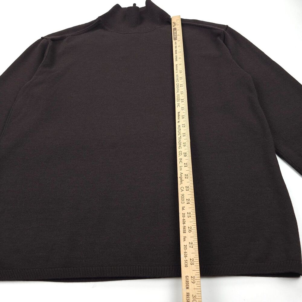 NWT H&M Premium 100% Merino Wool Mock Turtleneck Sweater Minimal Quiet Luxury - Picture 5 of 8